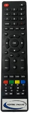 Kishore Traders Compatible Remote Control for Micromax Led Tv Micromax Canvas S3 Led Remote Controller(Black)