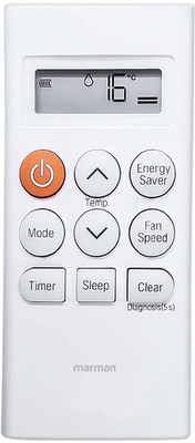 Marman Compatible with AC Remote Control Model 298 suitable for Window & Split AC - Match Key By Key With Existing LG Air Conditioner Remote Controller(White)