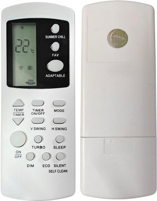 Ehop Inverter AC Remote Control with Silent Clean Function AC-210G Godrej Remote Controller(White)