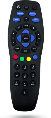 Techleo Tata Sky Remote compatible with Tata Sky set-top box Tata Sky Set-top Box Remote Controller(Black)