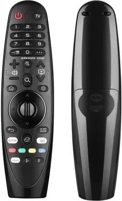 SAYENY Smart TV With Youtube Netflix Button Remote Control Without Scroll Feature Compatible for LG TV / LG Magic Smart TV Please Match The Image with Your Old Remote Remote Controller(Black)