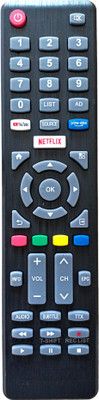 ERNIL Compatible Smart Remote for Sansui Smart TV LCD/LED with YouTube , Netflix & Prime Video Function Remote Controller(Black)