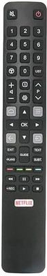 Rohit Electronics Remote Control Compatible For TCL Smart LED LCD HD TV With Netflix Function (EXACTLY SAME REMOTE WILL ONLY WORK) Remote Controller(Black)