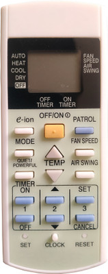 LipiWorld 29A e-ion AC Remote Control Compatible For  Panasonic AC Remote Controller(Grey)