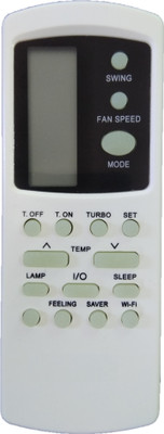 LipiWorld 31B AC Remote Compatible for  Voltas WiFi AC Remote Controller(White)