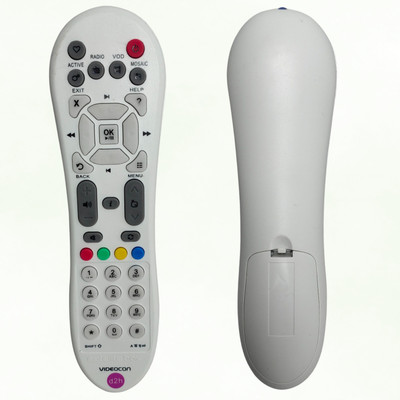 Gerotonic  | Videocon D2h Old Remote Videocon Set Top Box Remote Remote Controller(White)