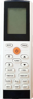 RESORB RE 193A BLUESTAR WIFI Compatible for Midea, Voltas and Lloyd Air conditioner Remote Controller(White)