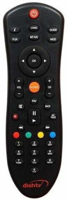 Gezok Dish TV remote Dish TV Set Top Box / Universal Remote Dish TV, DishTV Remote Controller(Black)