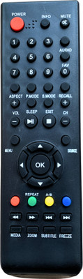 MechFox Television Remote Control Compatible for LED/LCD TV Model No.LED16 | RM-80B | DAPIC Remote Controller(Black)
