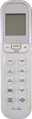 LipiWorld AC Remote Compatible for Midea Long 196 AC Midea AC Remote Controller(White)