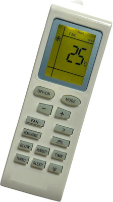 mumax AC Remote No. Crom-18A, Compatible/Replacement AC Remote Control Croma Remote Controller(White)