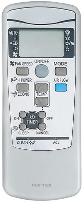 Marman Compatible with Mitsubishi AC Remote Model 25A Suitable for 1 | 1.5 | 2 Ton Split and Window AC- Match Remote Key by Key with Existing Mitsubishi Air Conditioner Remote Controller(White) Marman Compatible with Mitsubishi AC Remote Model 25A Suitable for 1 | 1.5 | 2 Ton Split and Window AC- Match Remote Key by Key with Existing Mitsubishi Air Conditioner Remote Controller(White)