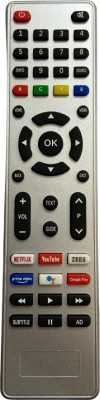 SHIELDGUARD Remote Control with Netflix and YouTube Functions Compatible for  LED TV (With no Voice Function) Skyworth Remote Controller(Silver)