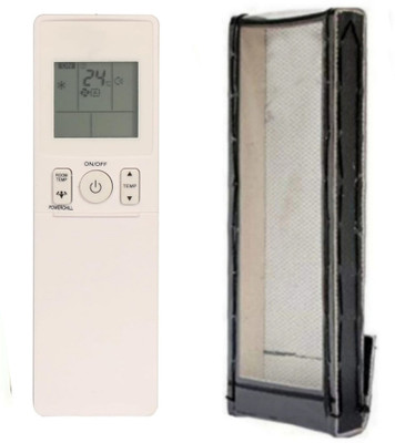 Ethex C-2 Re-169A Remote With cover (Remote+Cover) Ac Remote compatible for Daikin Ac (Powerchill button) Remote Controller(White)