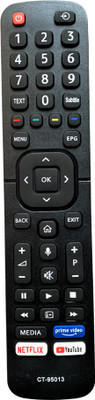 MechFox Television Remote Control Compatible for LED/LCD TV Model No.95013 | RM-83A| TOSHIBA Remote Controller(Black)