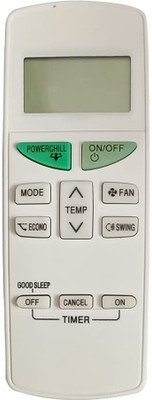 7SEVEN Compatible AC 132A Remote for DAIKIN Air conditioner Model 132A suitable for Split and window AC DAIKIN AC Remote Controller(White)
