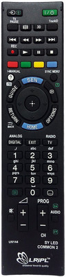 LRIPL UN144 Universal Replacement Remote Control Compatible new sony lcd/led SONY Smart/LCD/LED TV Remote Controller(Black)