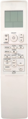 BhalTech 169A AC Remote Control (Old Remote Exactly Same Remote Will Only Work) Compatible for DAIKIN AC Remote Remote Controller(White)