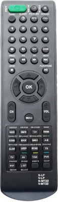 Tke Videocon/Sansui 4 in 1 LED LCD Remote V-MT22 S-MT22 S-LP V-LP VIDEOCON, SANSUI Remote Controller(Black)