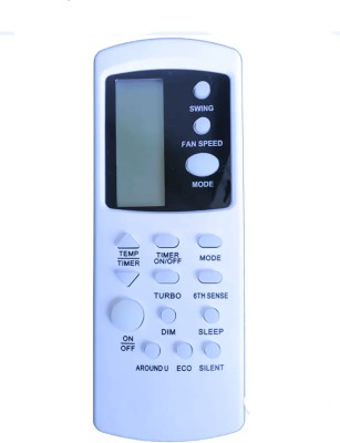 Sugnesh ® Re- 210B Remote Compatible for Whirlpool Ac remote controller (Macthing with Old Remote,same Remote will Only work) Remote Controller(White)