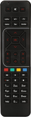 RESORB AIRTEL BASIC Compatible for Airtel Digital TV Remote HD/SD Box Support with Recording Option Remote Controller(Black)