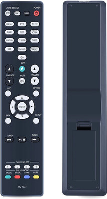 ERNIL RC-1227 Remote Compatible For AVR-X1500H AVR-X1700H AVR-S750H AVR-S740H AVR-X1600H AVR-X1500 AVRS750H AVRS740H AVRX1700H Denon AV Receiver RC1227 Remote Controller(Black)
