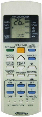 Sugnesh Ac REMOTE COMPATIBLE FOR Panasonic Inverter ac PANASONIC INVERTER Remote Controller(White)