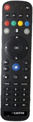 Nij MM-126789 TV Compatible For Canvas 3 PRO Smart LED LCD TV Remote Control MICROMAX Remote Controller(Black)