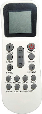 Tech Vibes LLoydAC-125 Ac Remote Compatible For  Remote 125,White Lloyd Ac Remote Controller(White)