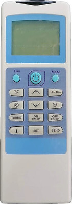 RESORB AC REMOTE RE 61A Compatible/Replacement for Onida AC Remote Remote Controller(White)