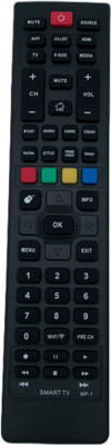 NixGlobal MP1 Remote Compatible with MURPHY SMART LED LCD TV Remote Controller(Black)