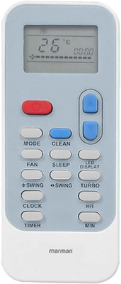 Marman Compatible with Electrolux AC Remote Control Model 174 Suitable for 2 | 1.5 | 1 Ton Split and Window AC- Match Remote Key by Key with Existing Electrolux Air Conditioner Remote Controller(White) Marman Compatible with Electrolux AC Remote Control Model 174 Suitable for 2 | 1.5 | 1 Ton Split and Window AC- Match Remote Key by Key with Existing Electrolux Air Conditioner Remote Controller(White)