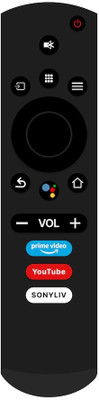 HDF Remote Control for Kodak & Thomson TV with Voice & Google Assistant Supported Smart LCD LED TV (S-150411398) with Voice & Google Assistant Supported Kodak Smart TV, Thomson Smart TV Remote Controller(Black)