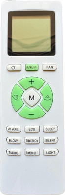 MechFox AC Remote Control Compatible Split/Window Air Conditioner | Model No. AC-233A | Lloyd (Supports Eco Function) Remote Controller(White)