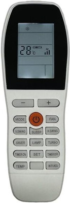 Ladha's AC Remote No. 248 (with Backlight), Compatible/Replacement for  AC Remote Voltas Remote Controller(White)