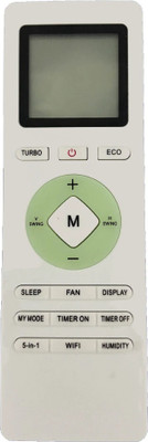 RESORB RE 233B LLOYD Compatible for Midea, Voltas and Lloyd Air conditioner Remote Controller(White)