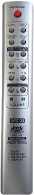 NixGlobal URC-25 UNIVERSAL HOME THEATER Remote Compatible with F&D HOME THEATER Remote Controller(Grey)