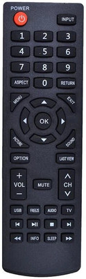 RESORB LED 429 Remote Control Suitable/Compatible for SANYO LED TV Remote Compatibility: Compatible with SANYO LED TV. Remote Controller(Black)
