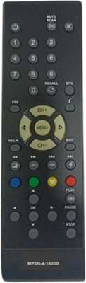 Akshita __18000__Set Top Box Remote Control STB MPEG4 Remote Controller(Black)