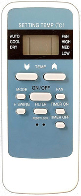Xpecial 137A HI-TACHI AC Remote Compatible with HITACHI 1 / 1.15 / 2 TON AC Remote Controller(White)