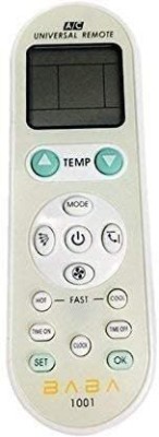 Tech Vibes Compatible with  2001 Universal AC Remote Control,Daikin,Hitachi Baba Remote Controller(White)