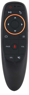 X88 Pro Wireless Bluetooth Remote G10 Air Mouse,Voice Air Mouse,Android TV Box X88 Mini M8s A95x,Remote Controller With IR Learning Fly Air Remote Mouse for Android TV Box Black Remote Controller(Black)