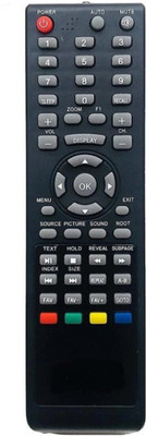 Ethex Tv Remote compatible for Lloyd/Intex/Bpl/VU/Star/Futec/Genus led Tv Remote New TvR-38 (Same remote Only will work)(before buy check all images) Remote Controller(Black)