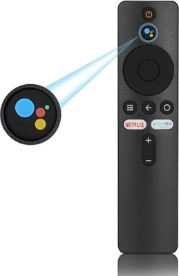 MARS Bluetooth Voice Remote Compatible for Mi TV Remote Netflix Prime Video Hot Keys Mi-TV Voice Controller for Mi TV Stick Box Remote Control for Android Smart TVs MI Tv Remote Controller(Black)