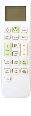 LipiWorld 90B AC Remote Control Compatible for  Samsung AC Remote Controller(Grey/White)
