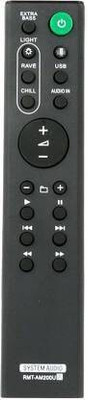 Topmarque  Home Theater Remote RMT-AM200U Compatible for  GTK-XB7 GTKXB7 So-ny Remote Controller(Black)
