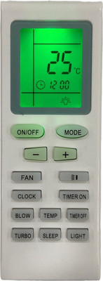 SHIELDGUARD AC Remote Control 18A Compatible for Godrej/Voltas/Onida/Gree/Electrolux AC Remote Controller(White)