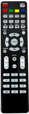 MASE Replacement Remote For IPX-2 IMPEX Remote Controller(Black)