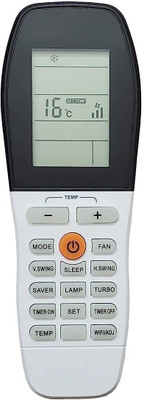 TIZOQ Remote Control No.248 Compatible for VOLTAS AC 1.5 Ton 5 Star Inverter Split AC Remote Controller(White)