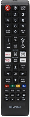 Ehop RM-L1728 AS univerrsal remote control compatible with samsung SMART TV KU6290 Samsung Remote Controller(Black)